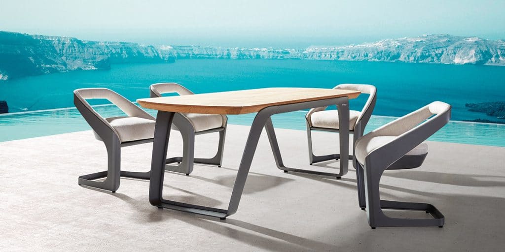 Higold Milano propone sedie tavolo da giardino o esterno – Collezione Onda