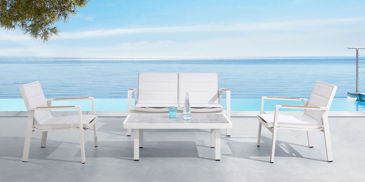 Higold Milano propone divani tavolo allungabile da giardino – Collezione Nofi 2.0