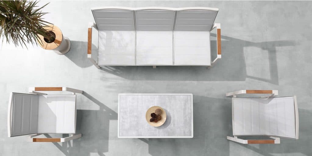Higold Milano propone divani tavolino da giardino – Collezione Nofi 2.0