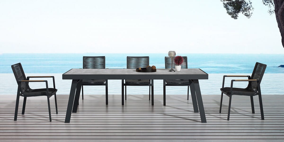 Higold Milano propone sedie salottino tavolo da giardino – Collezione Nofi 3.0