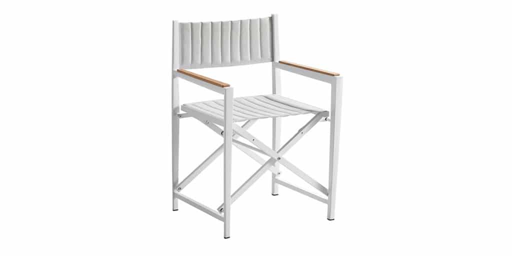Higold Milano propone sedie da esterno – Collezione CHAMPION – DIRECTOR CHAIR