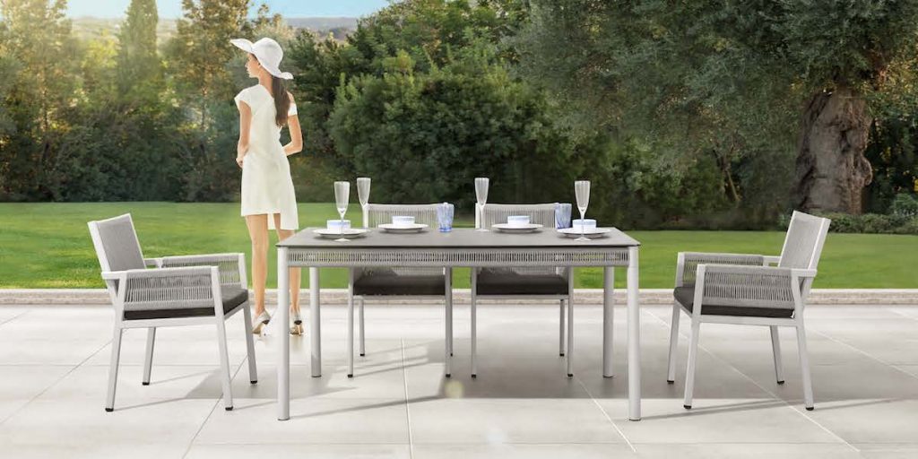 Higold Milano propone sedie tavolo da giardino – Collezione GLORIA