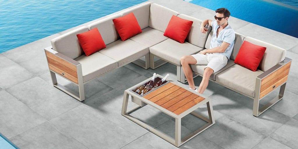 Higold Milano propone divani tavolo da esterno – Collezione YORK
